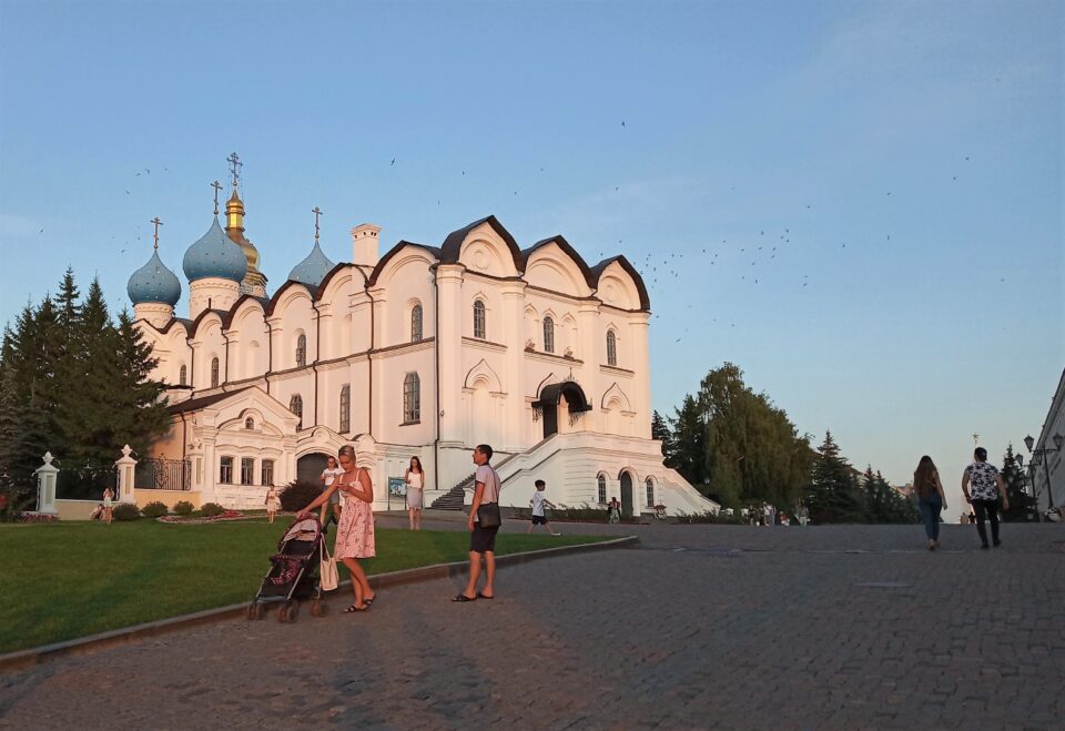 Cattedrale dell'Annunciazione, Cremlino, Kazan, Russia, Transiberiana